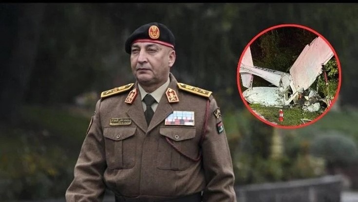 বিমান দুর্ঘটনায় লিবিয়ার সেনাপ্রধানসহ নিহত ৮