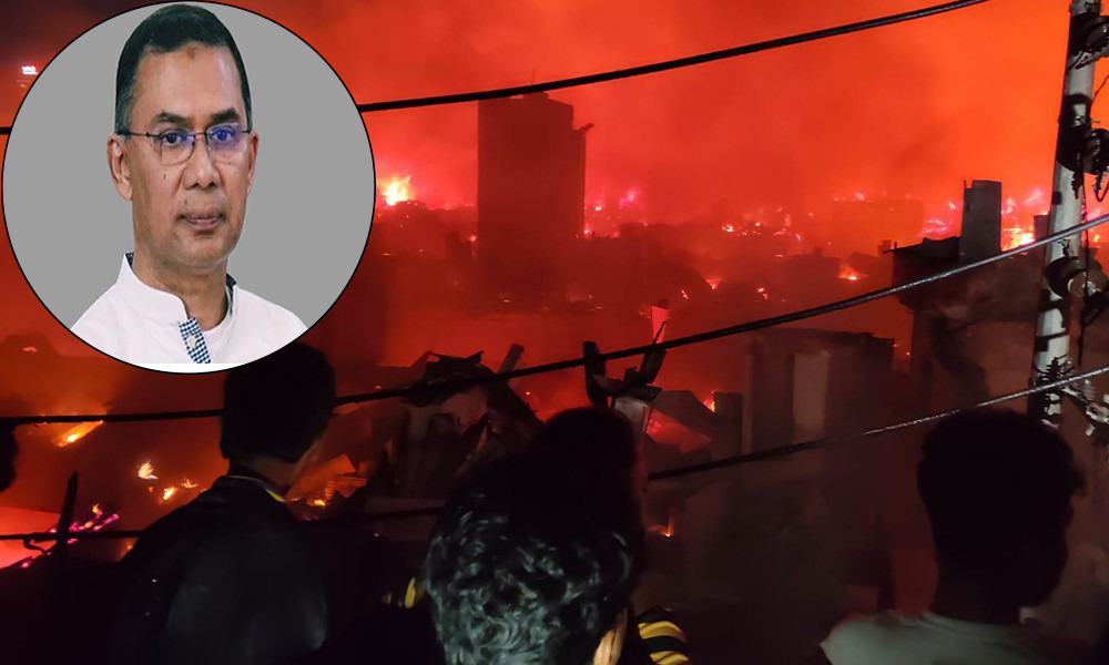 কড়াইল বস্তির অগ্নিকাণ্ডে তারেক রহমানের শোক ও সমবেদনা প্রকাশ