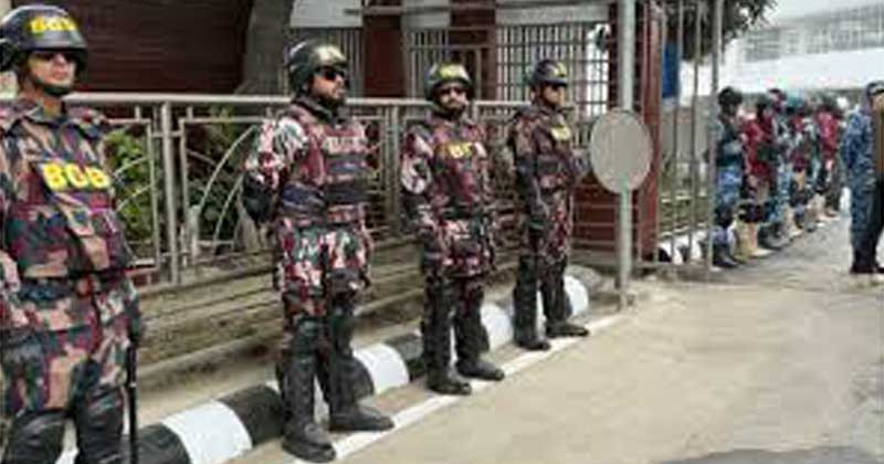 বিমানবন্দর, ৩০০ ফিট, গুলশানসহ গুরুত্বপূর্ণ স্থানে বিজিবি মোতায়েন