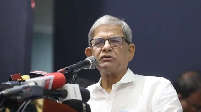 নির্বাচন বাধাগ্রস্ত করার ষড়যন্ত্র জনগণ মেনে নেবে না : মির্জা ফখরুল