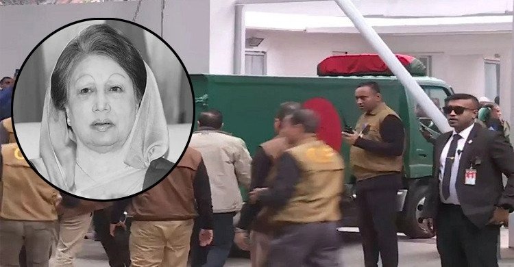 তারেক রহমানের বাসায় নেয়া হয়েছে খালেদা জিয়ার মরদেহ