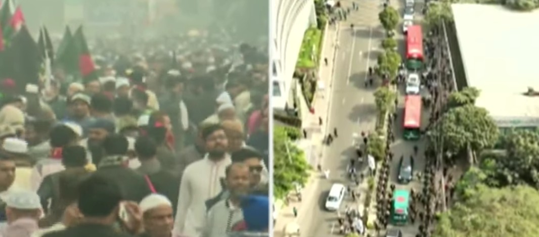 বেগম খালেদা জিয়ার মরদেহ  সংসদ ভবনে নেওয়া হচ্ছে