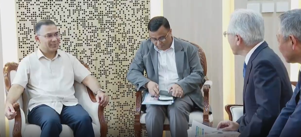প্রধানমন্ত্রীর সঙ্গে টয়োটা তুশো করপোরেশনের উচ্চপর্যায়ের প্রতিনিধিদলের সাক্ষাৎ