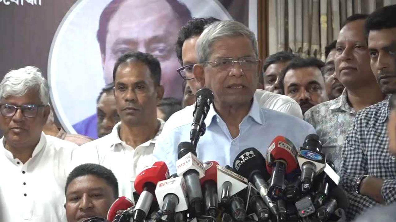 জুলাই-আগস্টের ত্যাগের পরও কাঙ্ক্ষিত বাংলাদেশ পাইনি : মির্জা ফখরুল