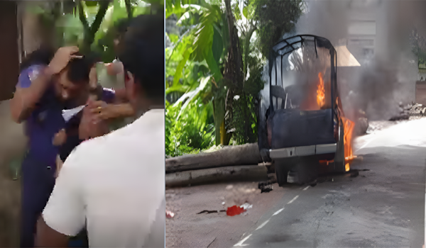 গোপালগঞ্জে পুলিশের ওপর নিষিদ্ধ ছাত্রলীগের হামলা
