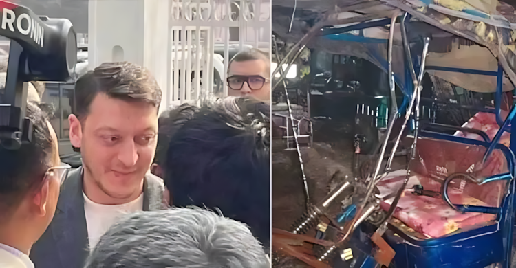 কক্সবাজারে দুর্ঘটনার কবলে বিশ্বকাপজয়ী ওজিল ও এরদোয়ান পুত্রের গাড়ি বহর