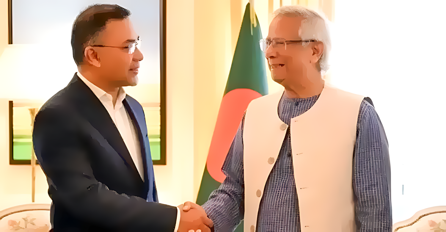 তারেক রহমানকে প্রধান উপদেষ্টার অভিনন্দন বার্তা