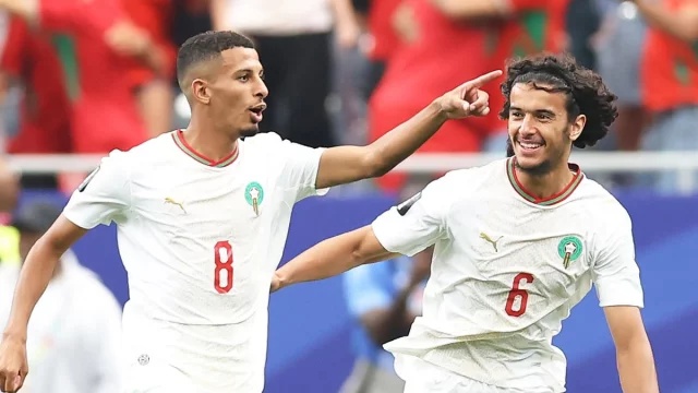 উনাহির জোড়া গোলে কানাডাকে উড়িয়ে কোয়ার্টার ফাইনালে মরক্কো