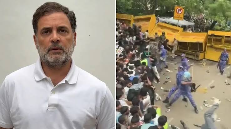 আটকের পর রাহুল গান্ধীর পাঁচ দফা দাবি