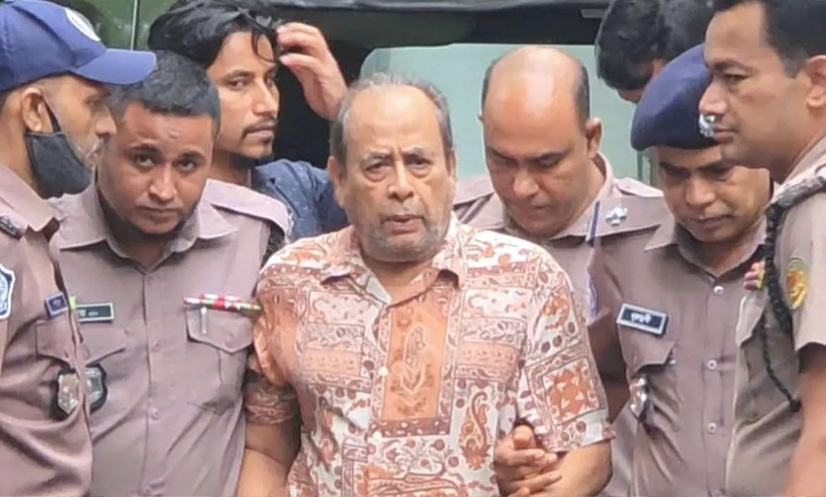 ট্রাইব্যুনালে হাজির জিয়াউর রহমান হত্যা মামলার আসামি মোজাফফর