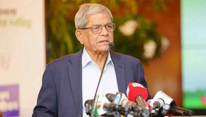 দেশকে এগিয়ে নিতে ১৮ ঘণ্টা কাজ করে দৃষ্টান্ত স্থাপন করেছেন প্রধানমন্ত্রী : মির্জা ফখরুল