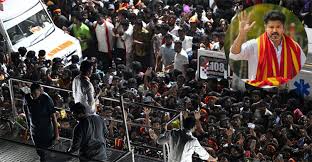 থালাপতি বিজয়ের জনসভায় পদদলিত হয়ে ৩১ জনের মৃত্যু