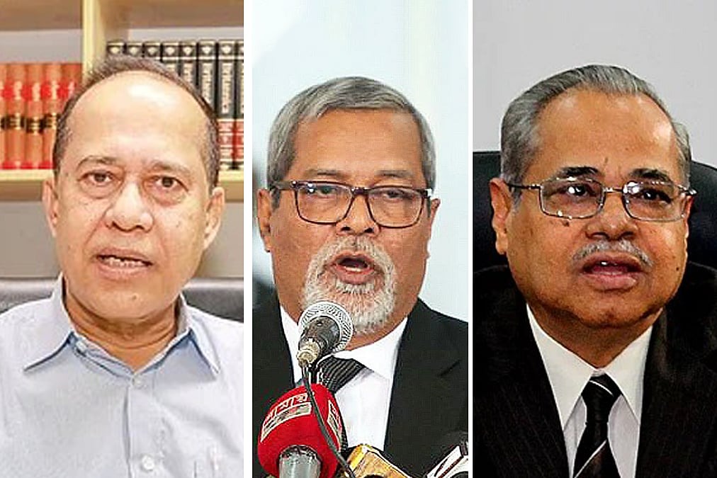 সাবেক তিন নির্বাচন কমিশনারের বিরুদ্ধে রাষ্ট্রদ্রোহ ও অর্থ আত্মসাতের অভিযোগ