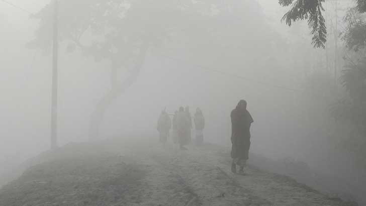 হাড় কাঁপানো শীতে কাঁপছে দেশ