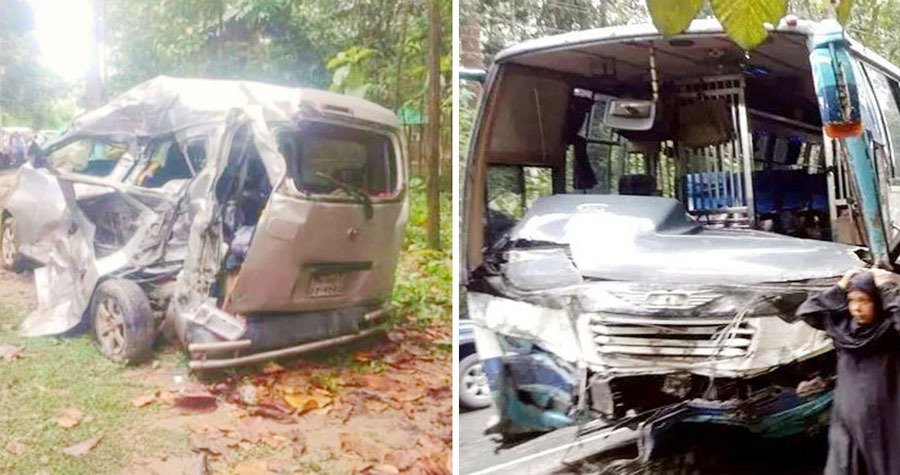 কক্সবাজারে বাস-মাইক্রোবাসের সংঘর্ষে নিহত ৫
