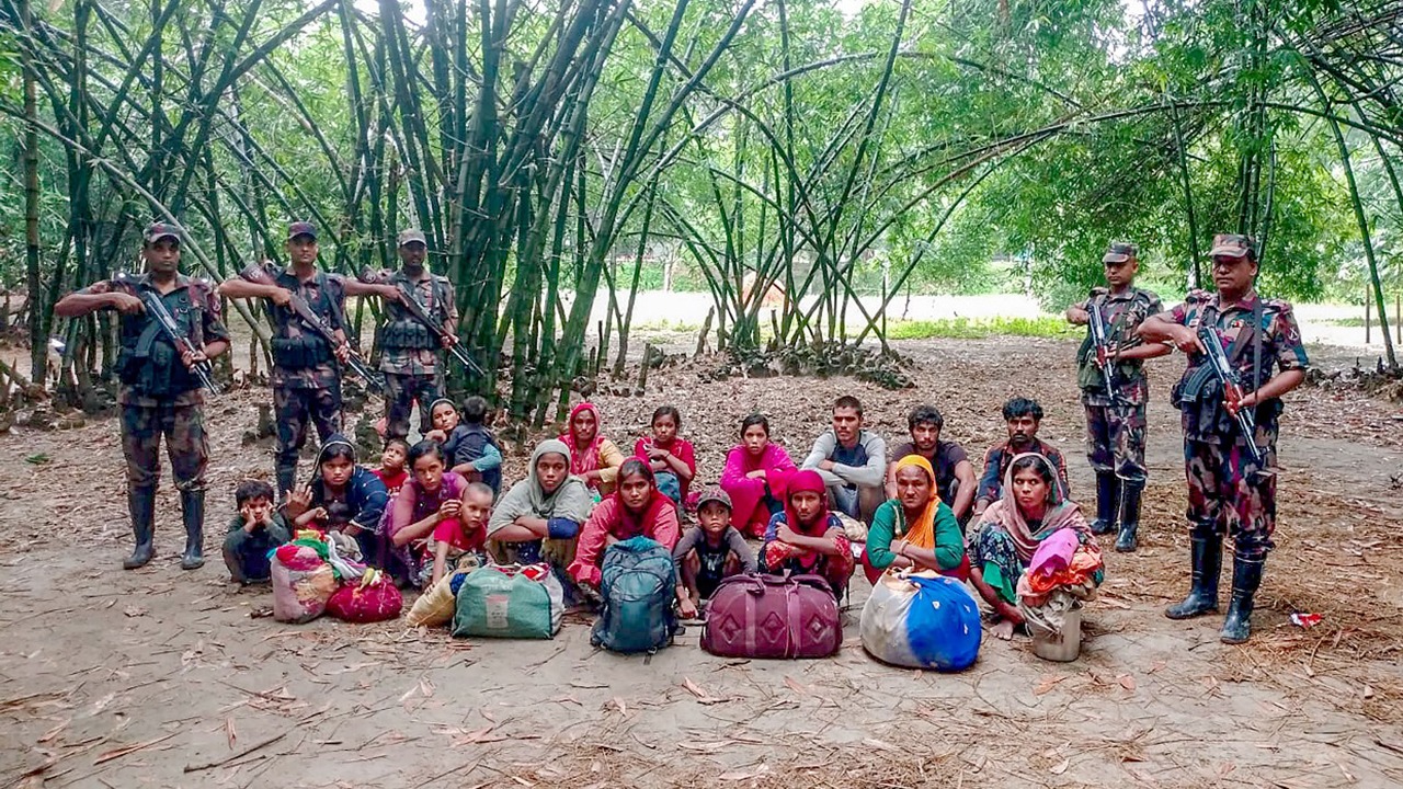 শিবগঞ্জ সীমান্ত দিয়ে ২০ জনকে বিএসএফের পুশ ইন